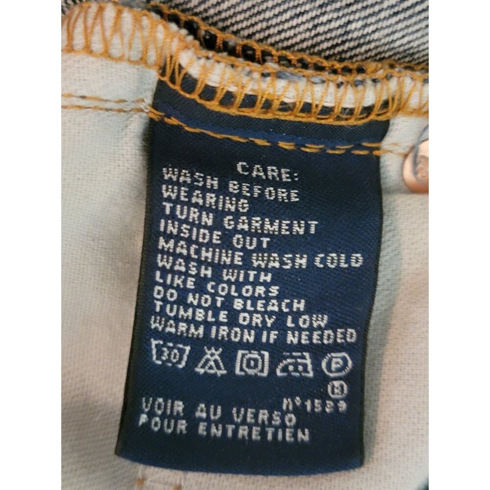 Ralph Lauren Sport Womens Denim Shorts Size 12 Cotton Blue Made In Colombia - Picture 5 of 5